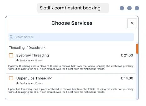 Make your service personal